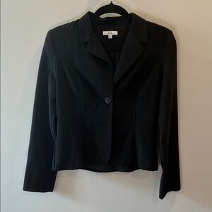 Joe Benbasset Black Single Button Tailored Blazer Medium